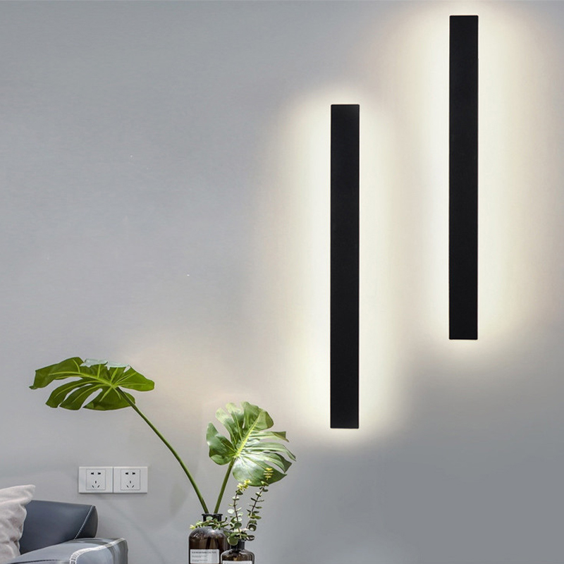 Foyer Lighting Wall Decor - Modern Led Line Wall Light 40CM