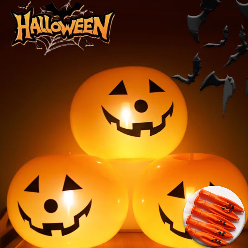 Lighting Decor Home - 1-15Bags Halloween Pumpkin Light Decoration Glow