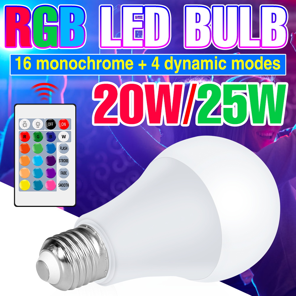 Decor Lighting Hours - RGB Neon Ánh Sáng E27 Cầu