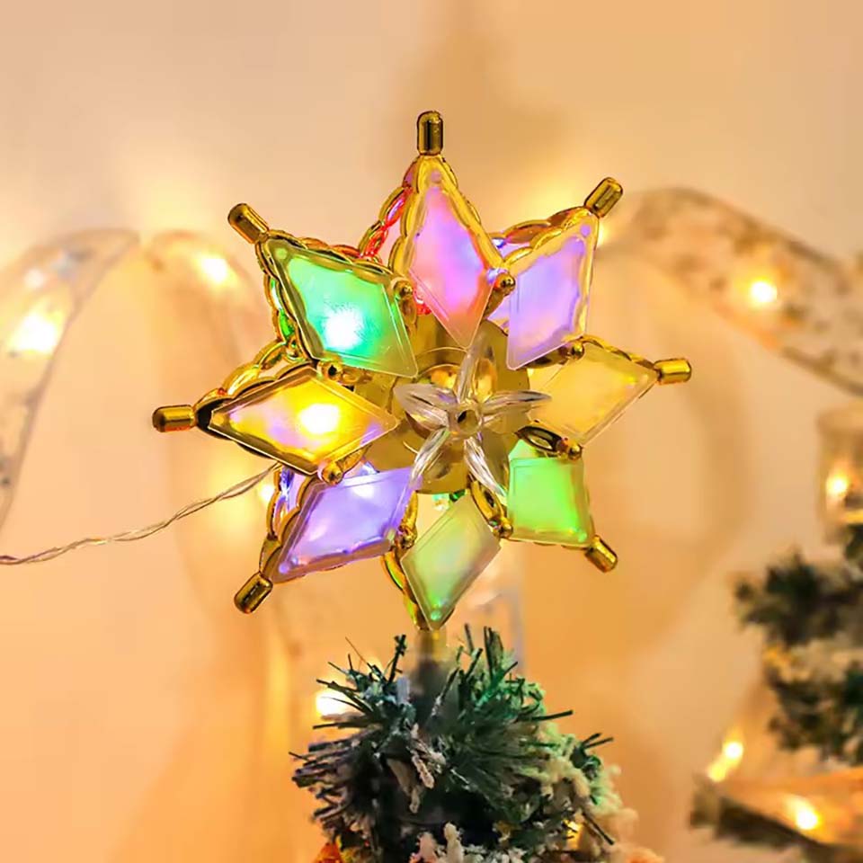 Pendant Lighting Christmas Decor - Lighted Star Trees Topper Christmas LED