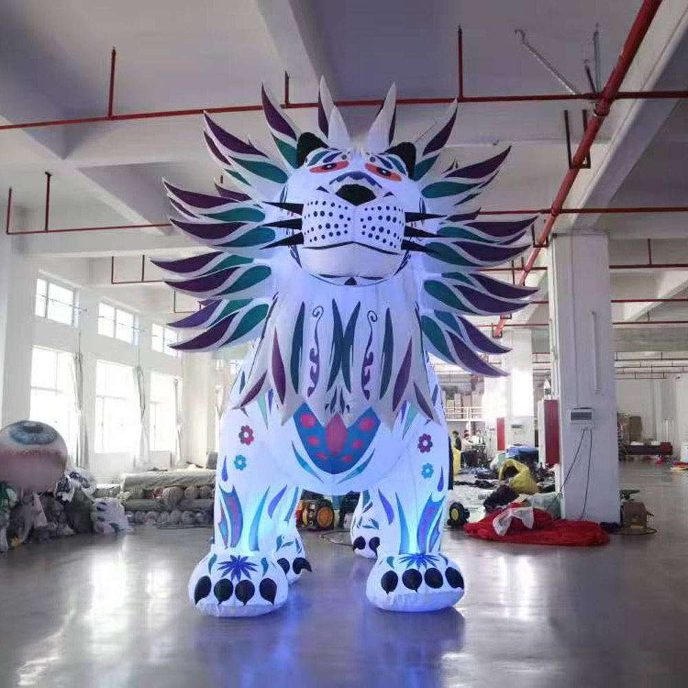 Decor Lighting The Parade - Fashion Colorful Giant Infaltable Lion With
