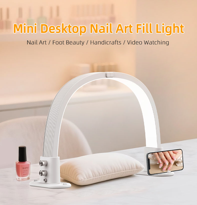 Mini half moon nail fill light - đánh giá và giá Led Moon Lamp