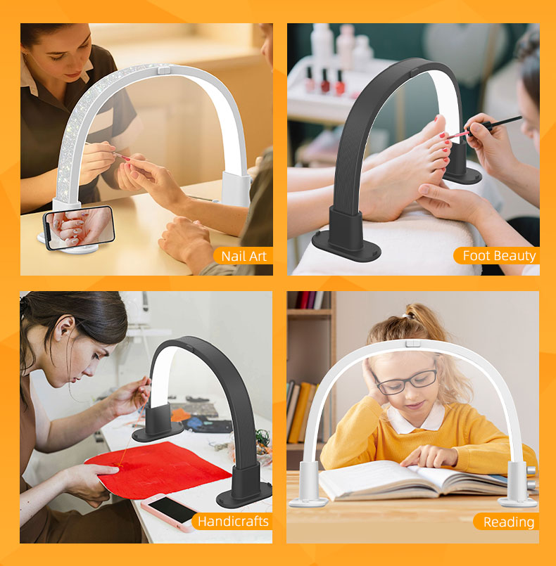 Mini half moon nail fill light - đánh giá và giá Led Moon Lamp