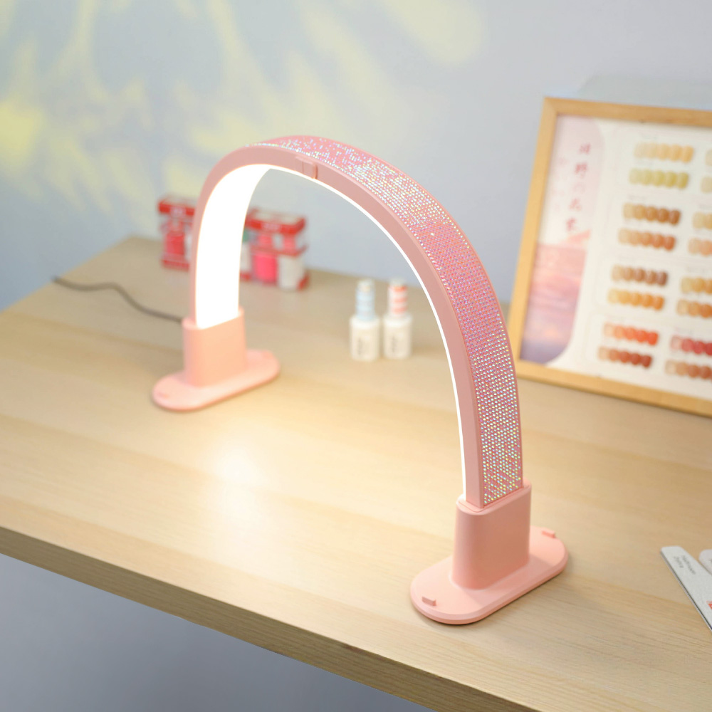 Mini half moon nail fill light - đánh giá và giá Led Moon Lamp