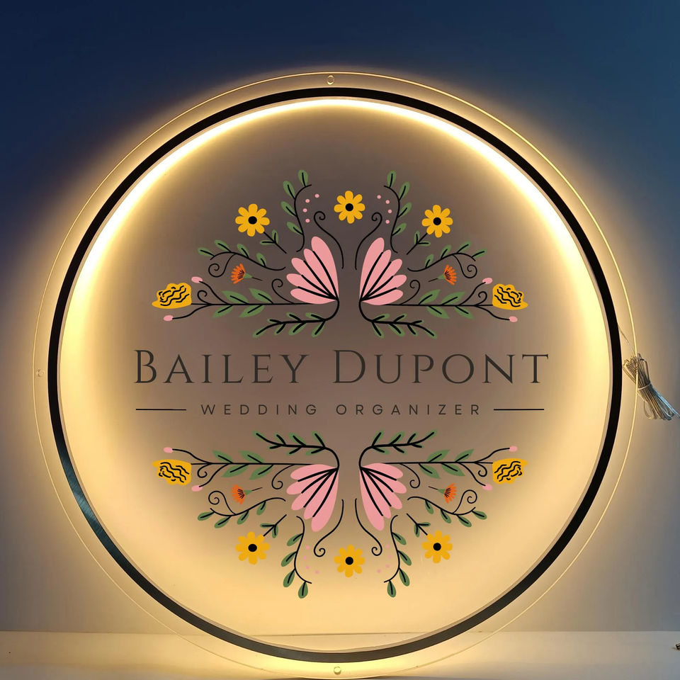 Custom Shop Logo 3D Acrylic Si - đánh giá và giá Lighting Decor Company