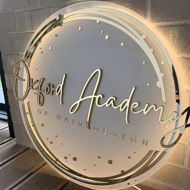 Custom Shop Logo 3D Acrylic Si - đánh giá và giá Lighting Decor Company
