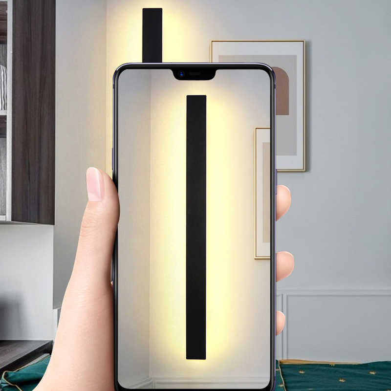 Modern Led Line Wall Light 40C - đánh giá và giá Foyer Lighting Wall Decor