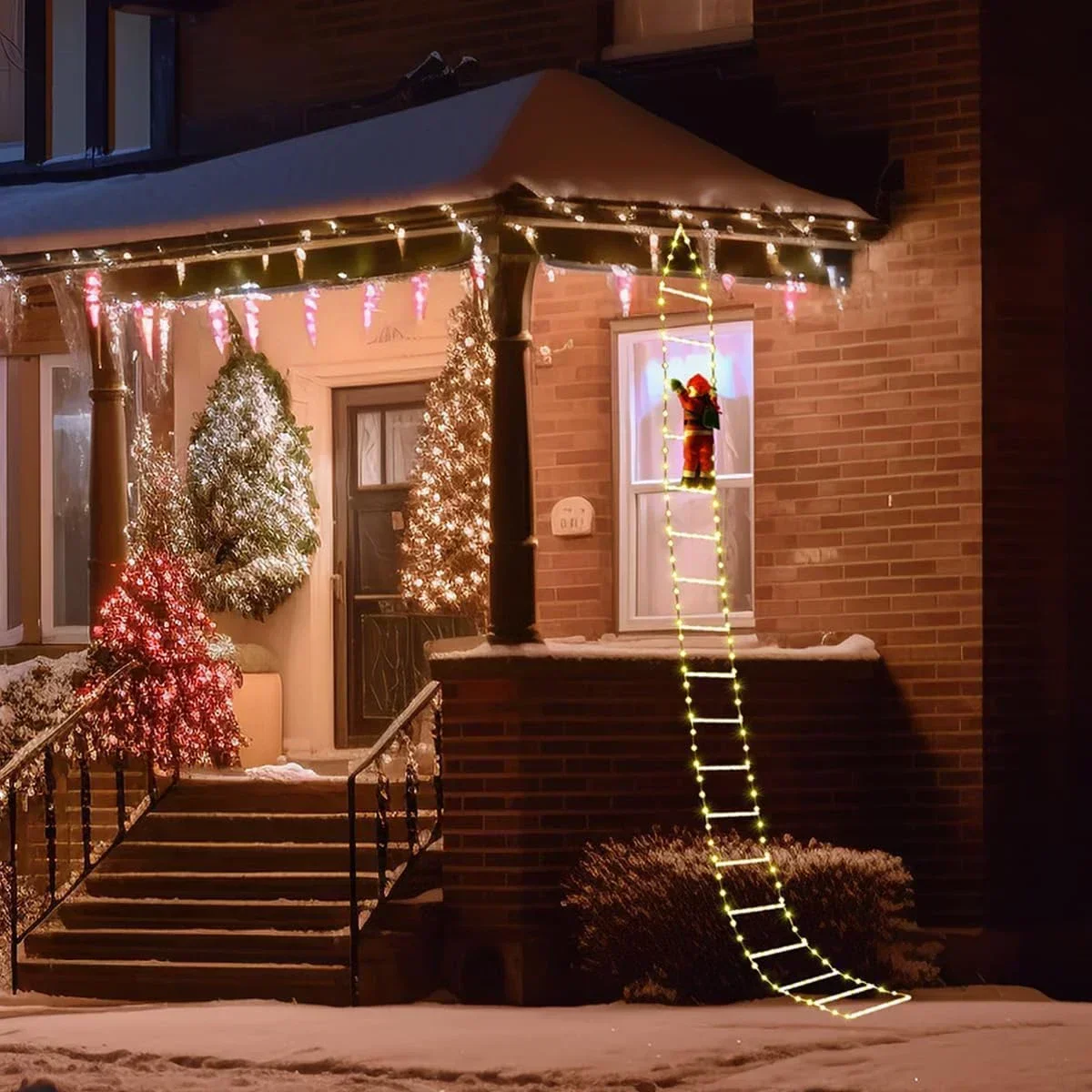 LED Ladder Light for Santa Cla - đánh giá và giá Lighting Tree Decor