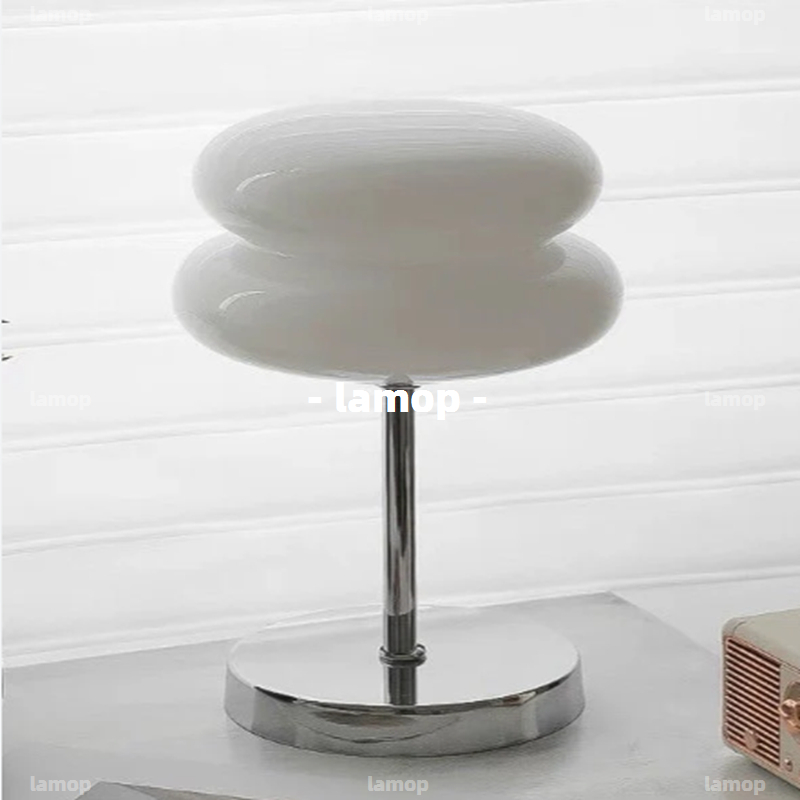 Bauhaus Cream‑Globe Table Lamp - đánh giá và giá Lighting Decor For Living Room