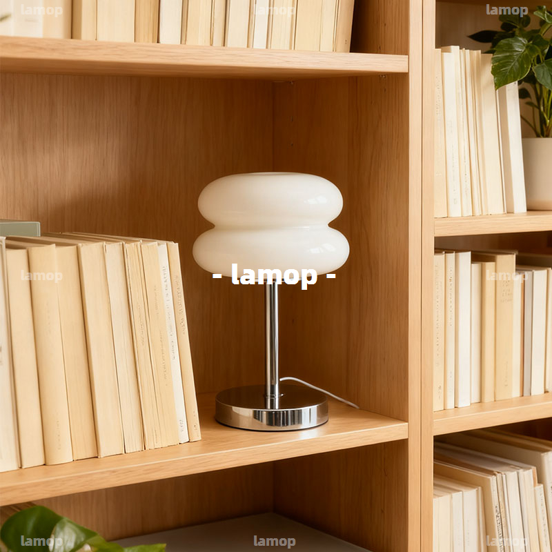 Bauhaus Cream‑Globe Table Lamp - đánh giá và giá Lighting Decor For Living Room