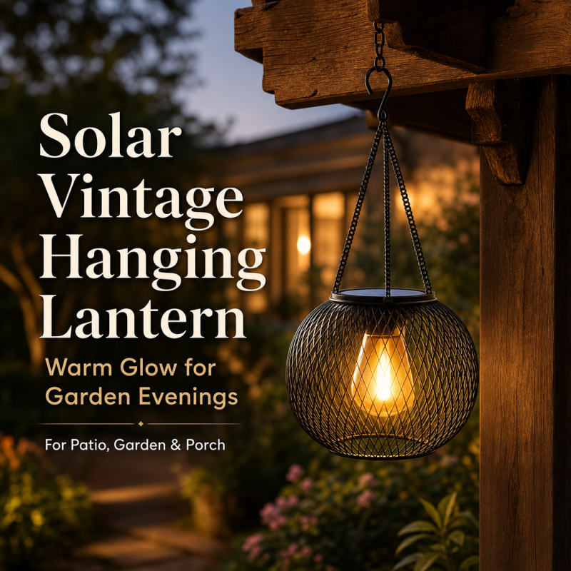 Solar Powered LED Hanging Floo - đánh giá và giá String Light Outdoor