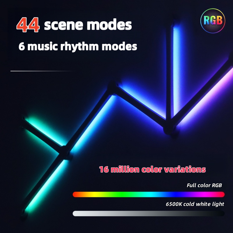 New Free Splicing DIY RGB Colo - đánh giá và giá Foyer Lighting Wall Decor