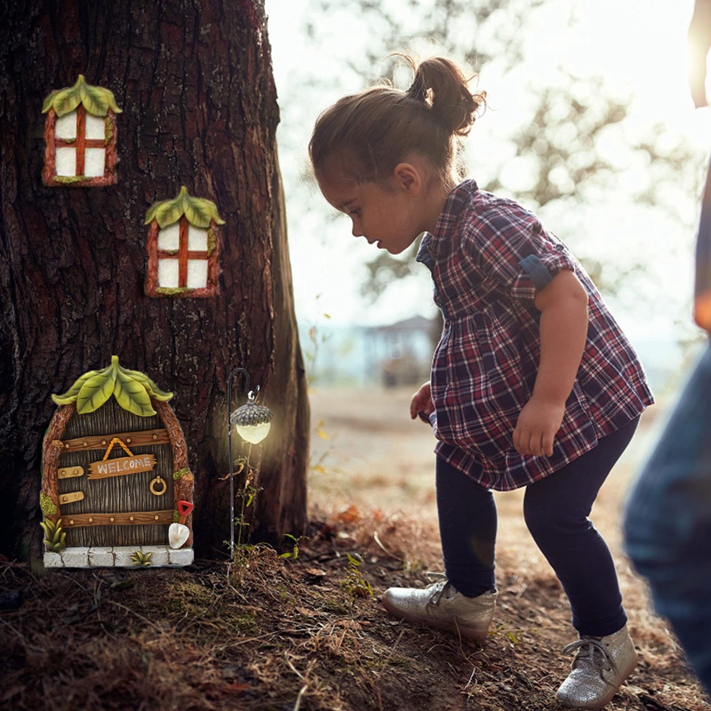 Miniature Fairy Gnome Home Win - đánh giá và giá Lighting Tree Decor