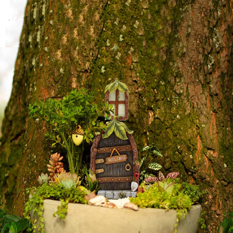 Miniature Fairy Gnome Home Win - đánh giá và giá Lighting Tree Decor