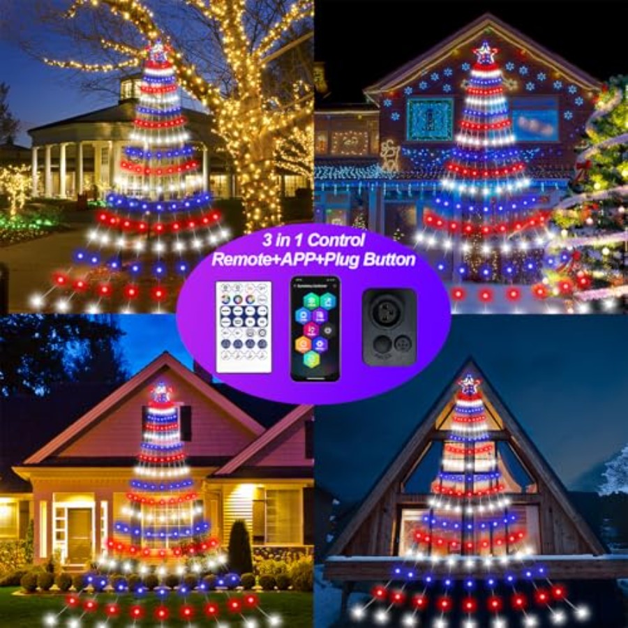 Smart 4th of July Decorations  - đánh giá và giá Lighting Tree Decor