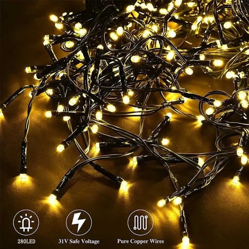 USB LED Fairy String Lights, W - đánh giá và giá Lighting Tree Decor