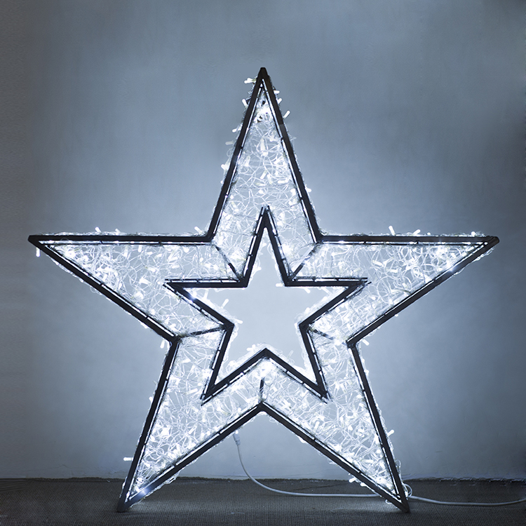 LED Five-Pointed Star Outdoor  - đánh giá và giá Pendant Lighting Christmas Decor