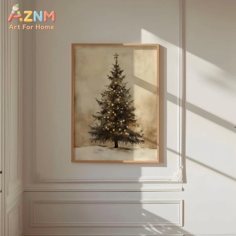 Aged Vintage Christmas Tree St - đánh giá và giá Lighting Tree Decor
