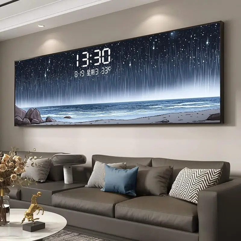 Temperature Date Wall Clock Lu - đánh giá và giá Lighting Home Decor Wall Clocks