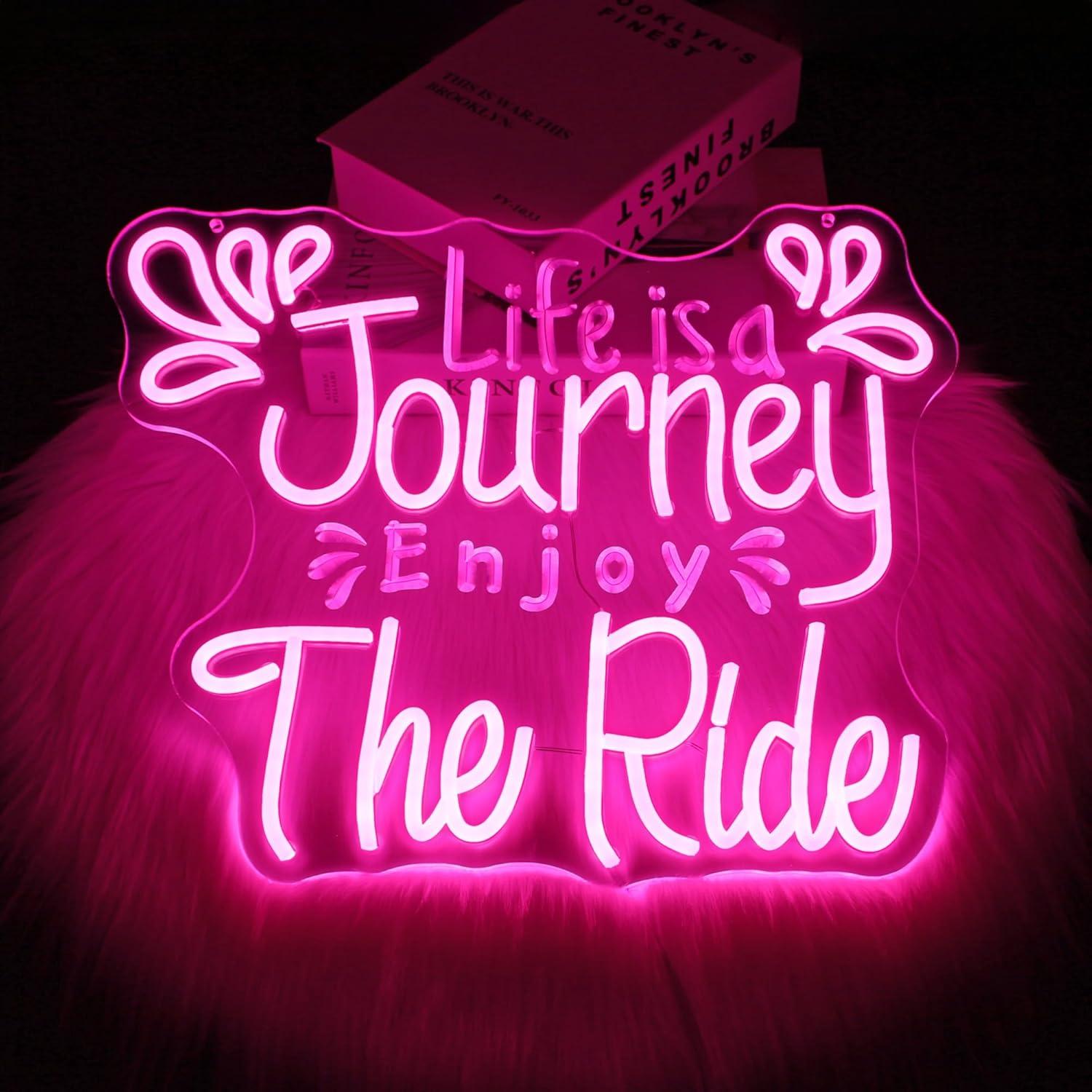 Journey The Ride Neon Sign USB - đánh giá và giá Led Lighting Wall Decor