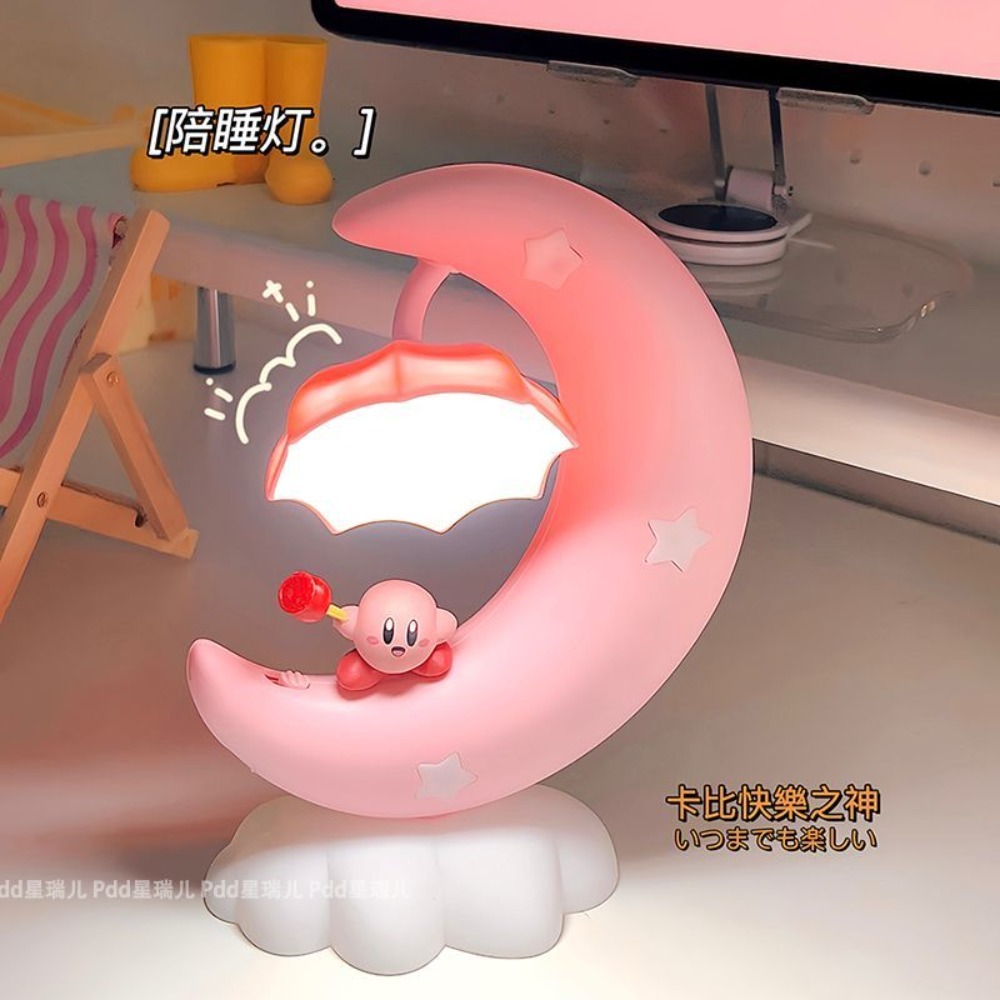 Cute Kirby Moon Night Light, K - đánh giá và giá Led Moon Lamp