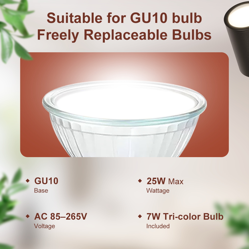 Foldable LED Downlight GU10 3C - đánh giá và giá Decor Lighting Fixtures
