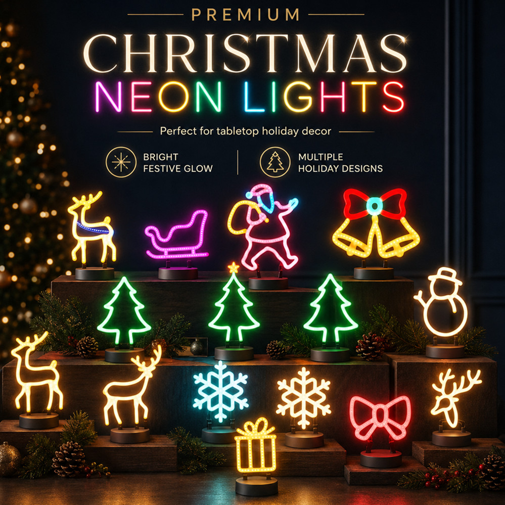 Christmas Decoration LED Neon  - đánh giá và giá Lighting Tree Decor