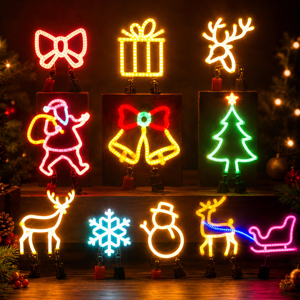 Christmas Decoration LED Neon  - đánh giá và giá Lighting Tree Decor