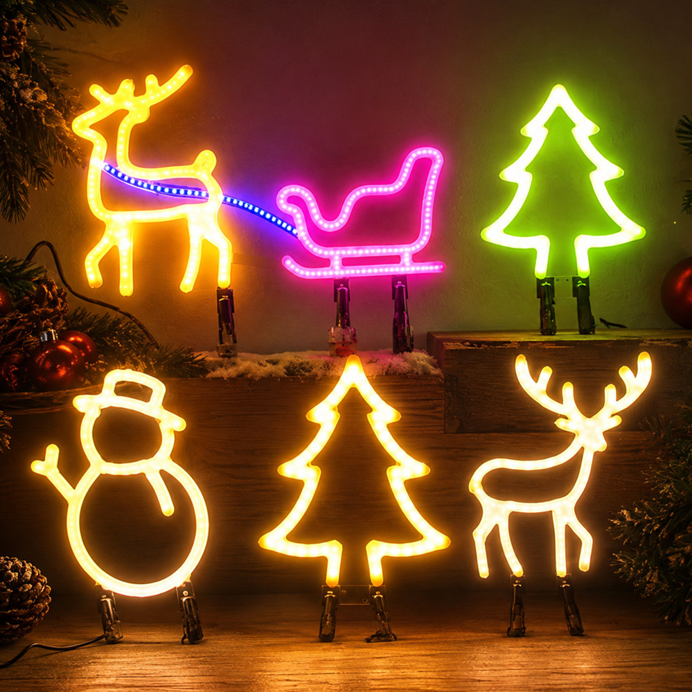 Christmas Decoration LED Neon  - đánh giá và giá Lighting Tree Decor