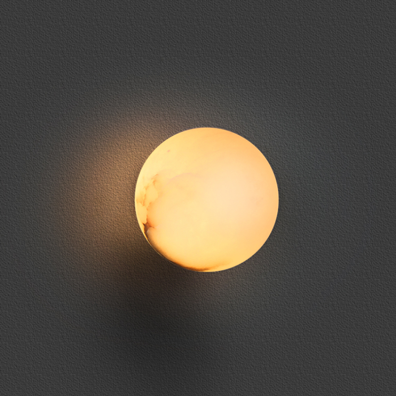 Nordic Ball Marble Wall Light  - đánh giá và giá Foyer Lighting Wall Decor
