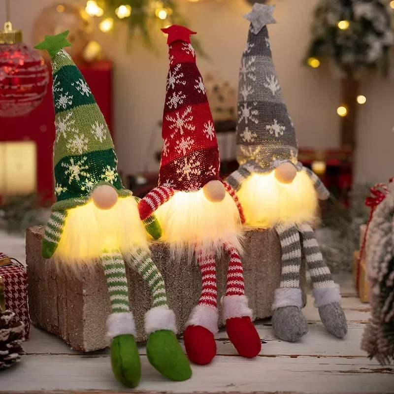 Christmas Faceless Doll Gnome  - đánh giá và giá Lighting Tree Decor