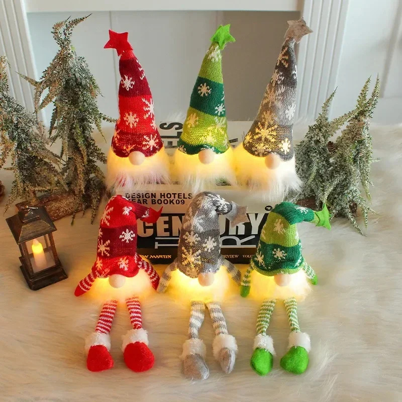 Christmas Faceless Doll Gnome  - đánh giá và giá Lighting Tree Decor