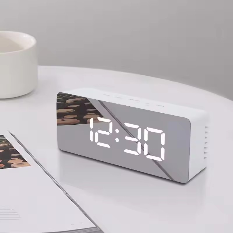 1Pc White Digital Clock LED Mi - đánh giá và giá Lighting Home Decor Wall Clocks