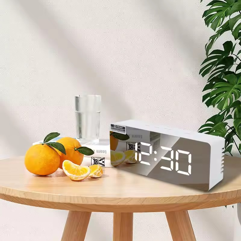 1Pc White Digital Clock LED Mi - đánh giá và giá Lighting Home Decor Wall Clocks