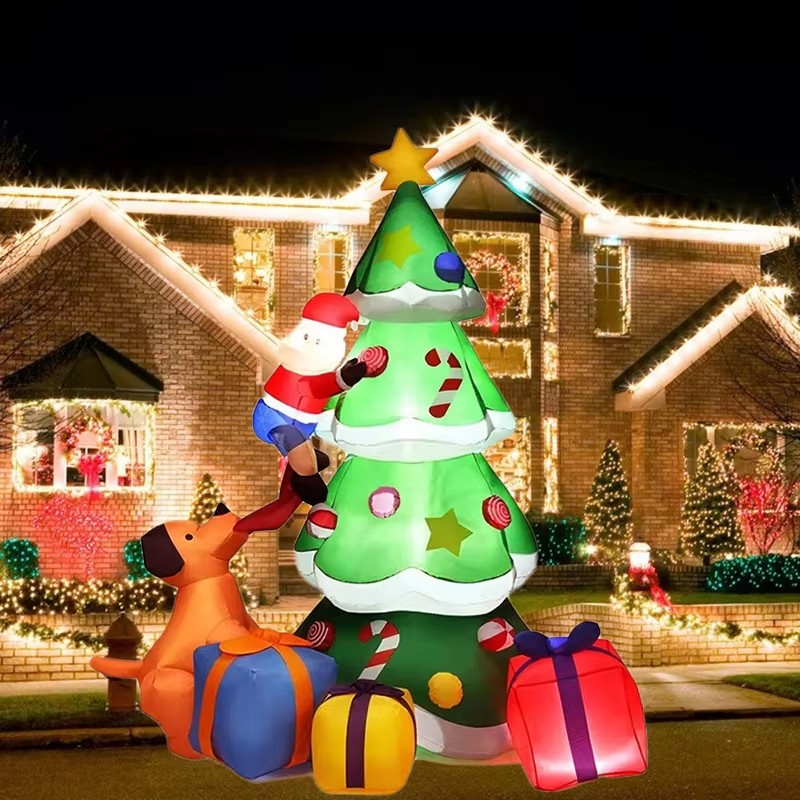 Christmas Tree Inflatable Mode - đánh giá và giá Lighting Tree Decor