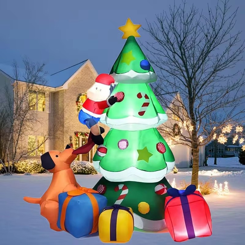 Christmas Tree Inflatable Mode - đánh giá và giá Lighting Tree Decor