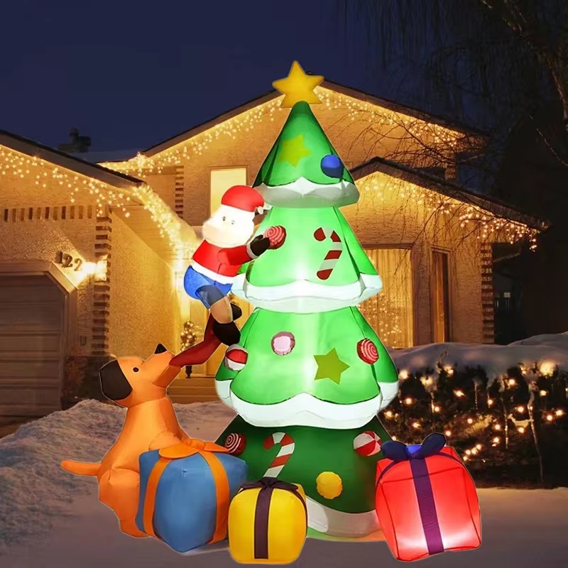 Christmas Tree Inflatable Mode - đánh giá và giá Lighting Tree Decor