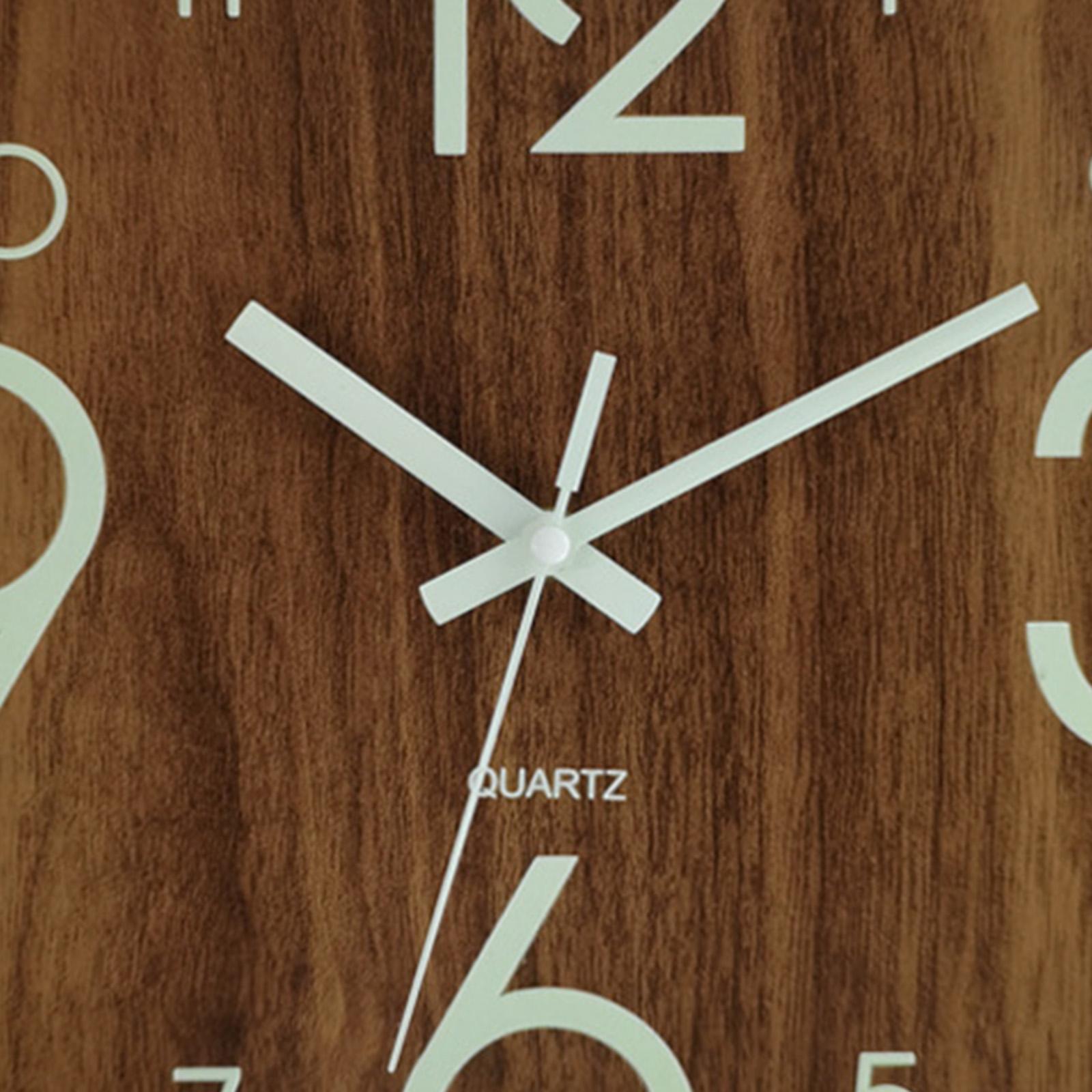 30cm Square Wall Clock ,Lumino - đánh giá và giá Lighting Home Decor Wall Clocks