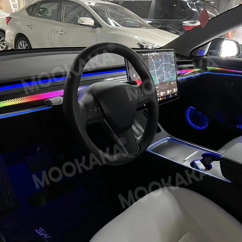 For Tesla Model 3 Y Car Ambien - đánh giá và giá Decor Lighting India