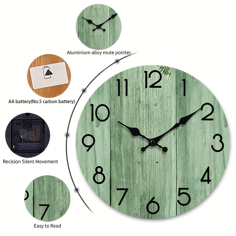 A Round Wall Clock with Light  - đánh giá và giá Lighting Home Decor Wall Clocks