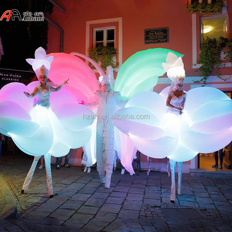 Fancy White Inflatable Flower  - đánh giá và giá Decor Lighting The Parade