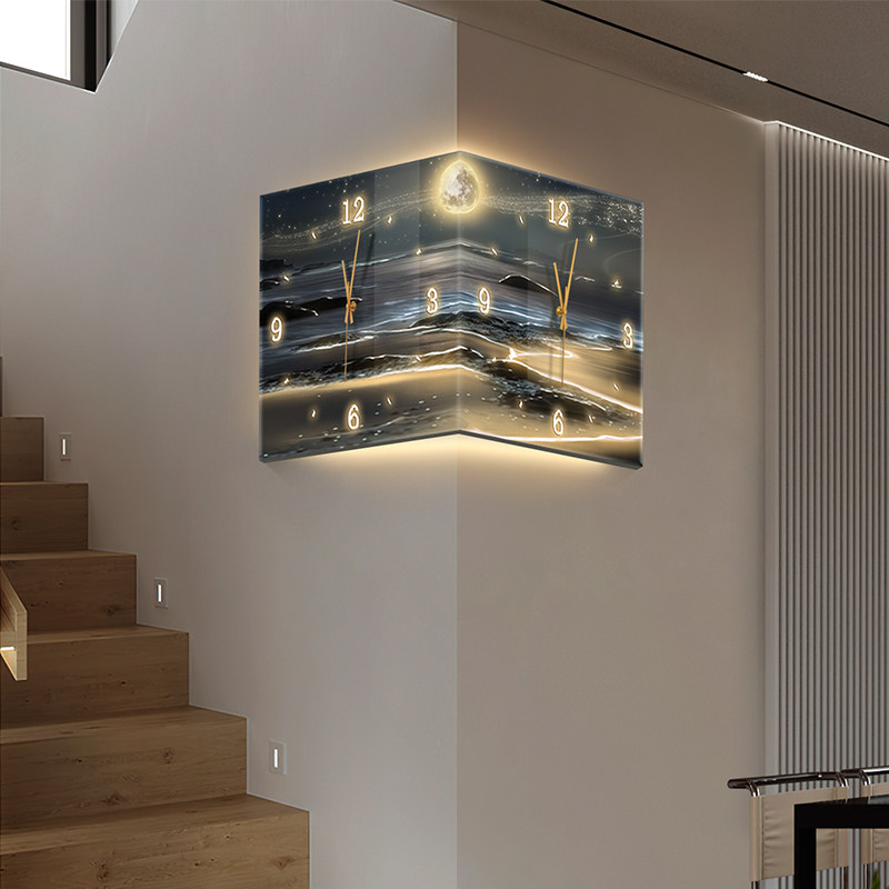 Led Digital Wall Clocks Luxury - đánh giá và giá Lighting Home Decor Wall Clocks