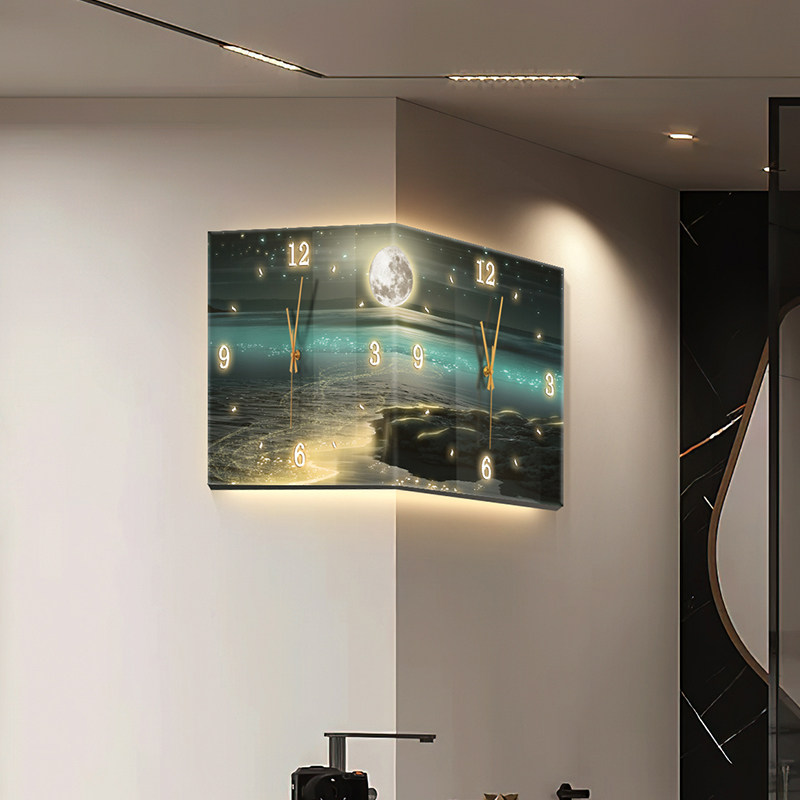 Led Digital Wall Clocks Luxury - đánh giá và giá Lighting Home Decor Wall Clocks