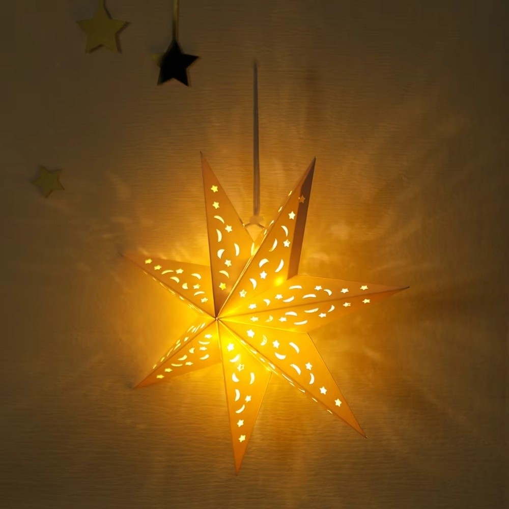 New Year Decor Hollow Out Star - đánh giá và giá Pendant Lighting Christmas Decor