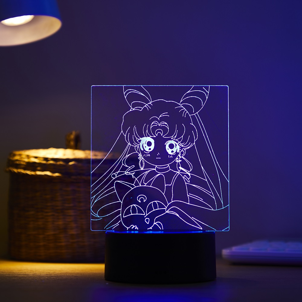Cartoon character Tsukino Usag - đánh giá và giá Led Moon Lamp